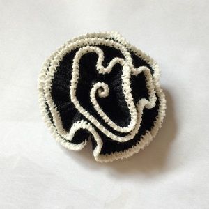 St. John Jewelry - St. John Santana Knit Camellia Flower Pin St. John Jewelry - St. John Santana Knit Camellia Flower Pin